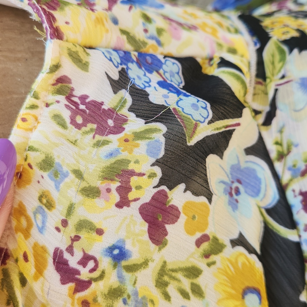 Y2K vibrant floral blouse - Picture 8 of 15